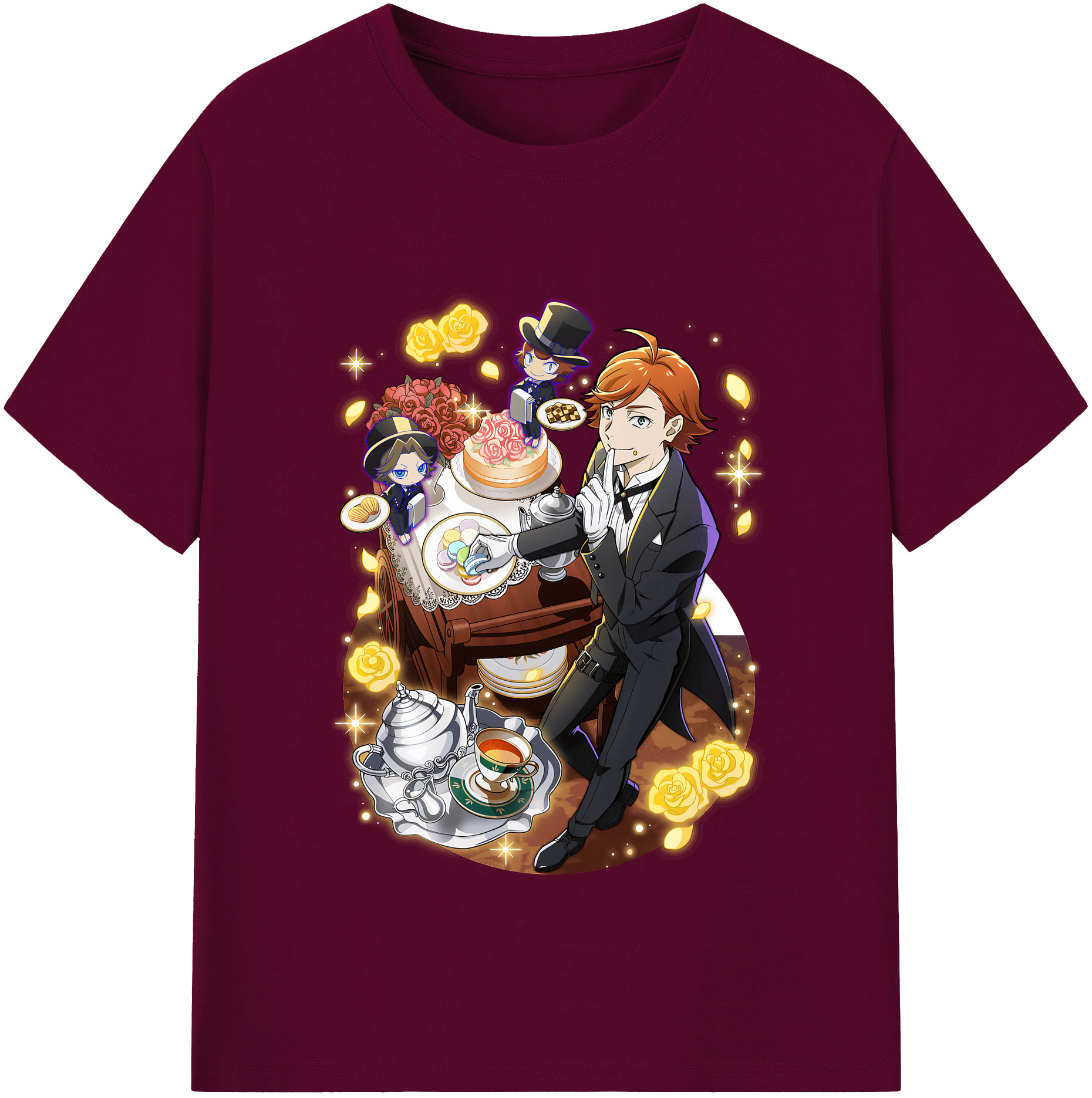 （画像用） 文豪ストレイドッグス Bungo Stray Dogs レディースカジュアルプリントTシャツ（綿100％）